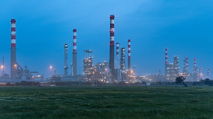 Image showing Oil refinery view