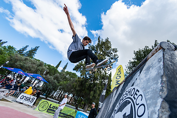 Image showing Tiago Pinto during the 1st Stage DC Skate Challenge