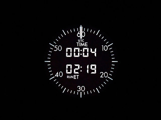 Image showing Flight deck clock