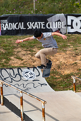 Image showing Diogo Carmona during the 1st Stage DC Skate Challenge