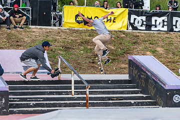 Image showing Diogo Carmona during the 1st Stage DC Skate Challenge