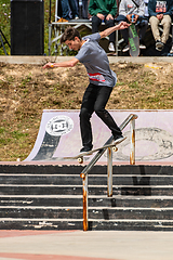 Image showing Tiago Pinto during the 1st Stage DC Skate Challenge