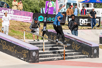 Image showing Anibal Martins during the 1st Stage DC Skate Challenge