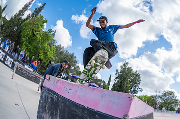 Image showing Anibal Martins during the 1st Stage DC Skate Challenge