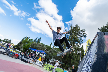 Image showing Tiago Pinto during the 1st Stage DC Skate Challenge