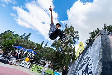 Image showing Tiago Pinto during the 1st Stage DC Skate Challenge