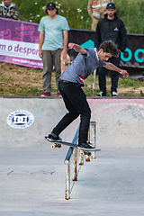 Image showing Tiago Pinto during the 1st Stage DC Skate Challenge