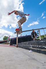 Image showing Diogo Carmona during the 1st Stage DC Skate Challenge