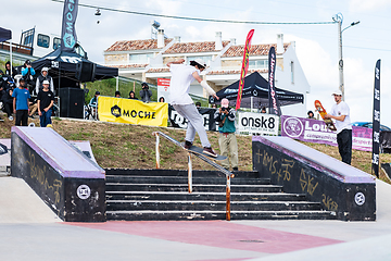 Image showing Tiago Lopes during the 1st Stage DC Skate Challenge