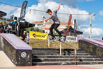 Image showing Tiago Pinto during the 1st Stage DC Skate Challenge