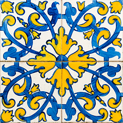 Image showing Old ceramic tiles