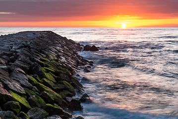 Image showing Landscape of Furadouro beach