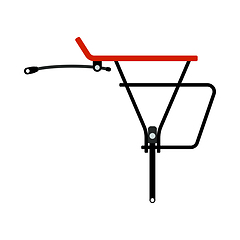 Image showing Bike Luggage Carrier Icon