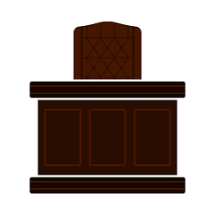 Image showing Judge Table Icon