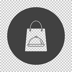 Image showing Paper Bag With Cloche Icon