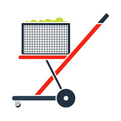 Image showing Tennis Cart Ball Icon