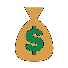 Image showing Money Bag Icon