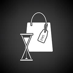 Image showing Sale Bag With Hourglass Icon