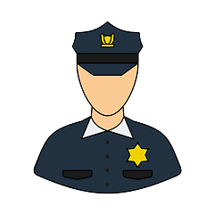 Image showing Policeman Icon