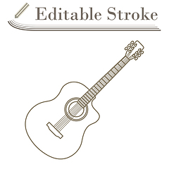 Image showing Acoustic Guitar Icon