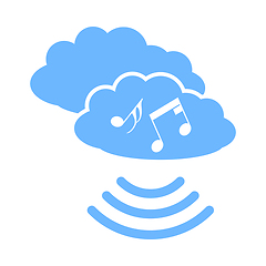 Image showing Music Cloud Icon