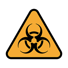 Image showing Icon Of Biohazard