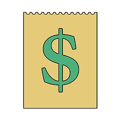 Image showing Dollar Calendar Icon