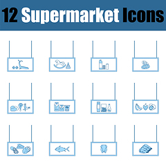 Image showing Supermarket Icon Set