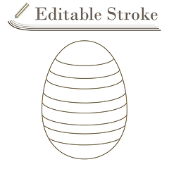 Image showing Easter Egg With Ornate Icon