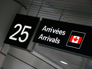 Image showing Airport sign