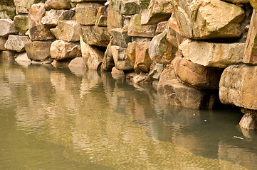 Image showing Stone pond