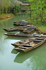 Image showing Rowboats