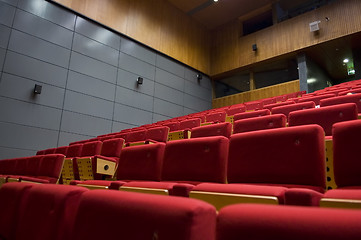 Image showing Control room of a theater