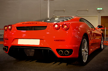 Image showing Red supercar