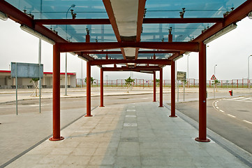 Image showing Bus stop terminal