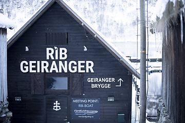 Image showing Winterland Geiranger