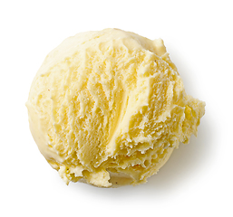 Image showing vanilla ice cream ball