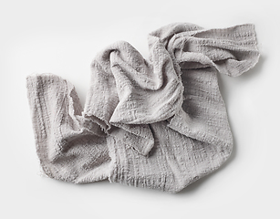 Image showing crumpled cotton napkin