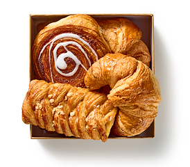 Image showing box of assorted pastries