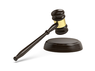 Image showing Wooden gavel