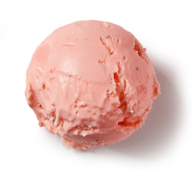 Image showing pink ice cream scoop