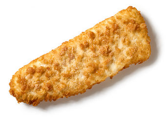 Image showing fried breaded fish fillet