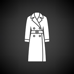 Image showing Business Woman Trench Icon