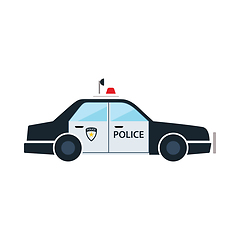 Image showing Police Car Icon