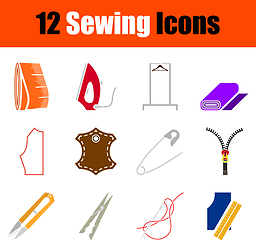 Image showing Sewing Icon Set