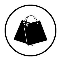 Image showing Two Shopping Bags Icon