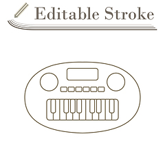 Image showing Synthesizer Toy Icon