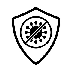 Image showing Shield From Coronavirus Icon