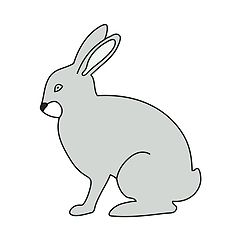 Image showing Easter Rabbit Icon