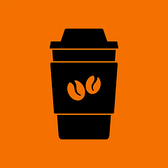 Image showing Outdoor Paper Cofee Cup Icon